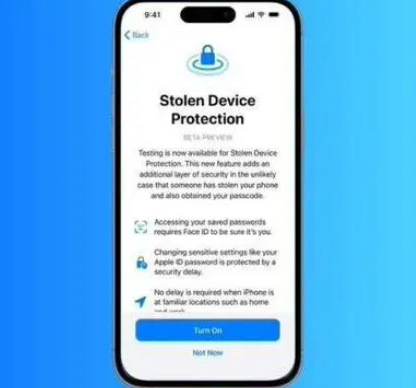 红古苹果授权维修店分享被盗设备保护功能开启方法 