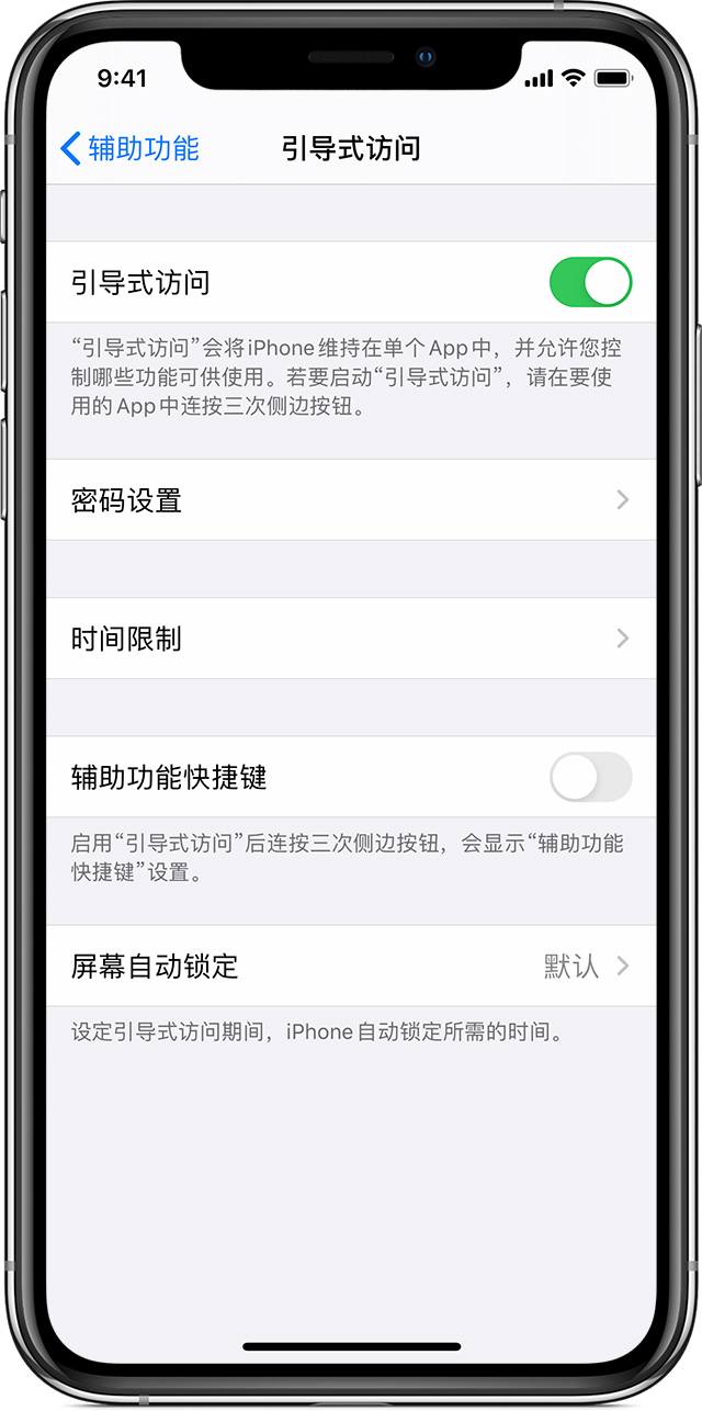 红古苹果手机维修分享如何在 iPhone 上退出引导式访问 