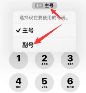 红古苹果14维修店分享iPhone 14 Pro Max使用副卡打电话的方法 